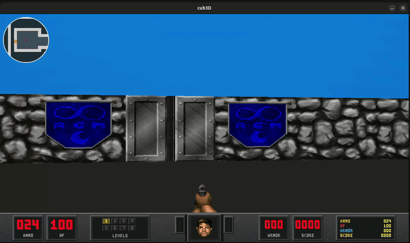 cub3D demo running